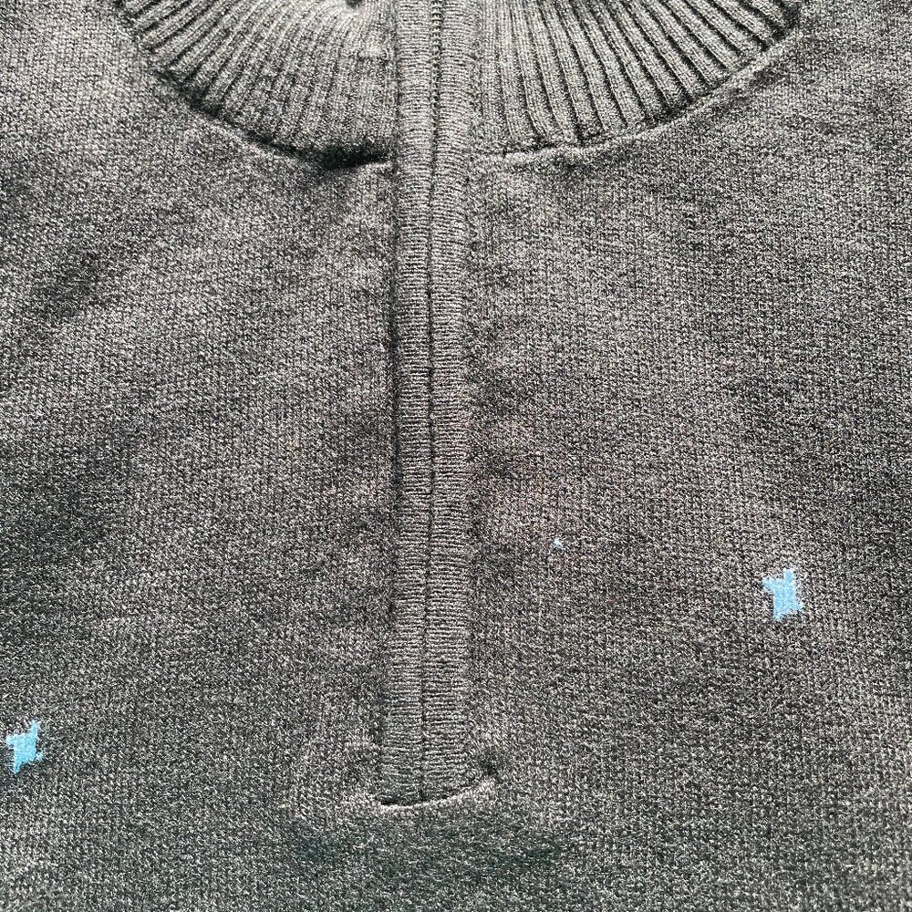 Designer Cashmere Silk Mock neck sweater